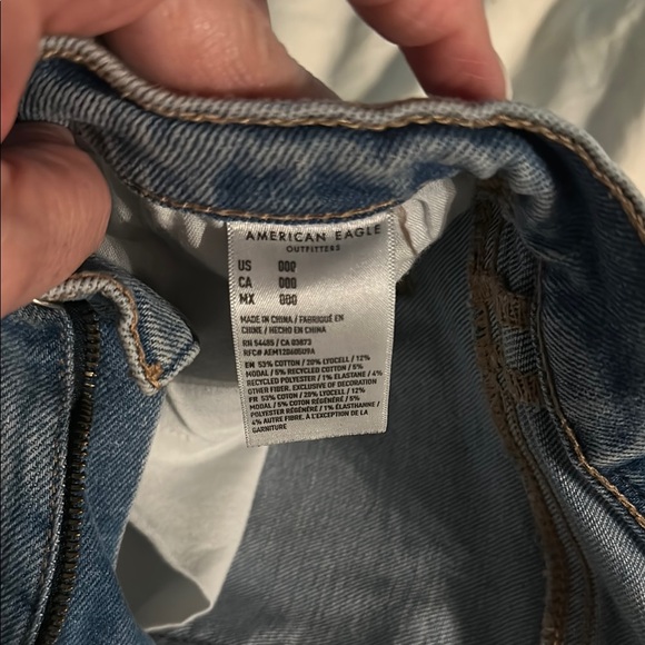 American Eagle Outfitters Blue Vintage Jean Shorts - Picture 3 of 4